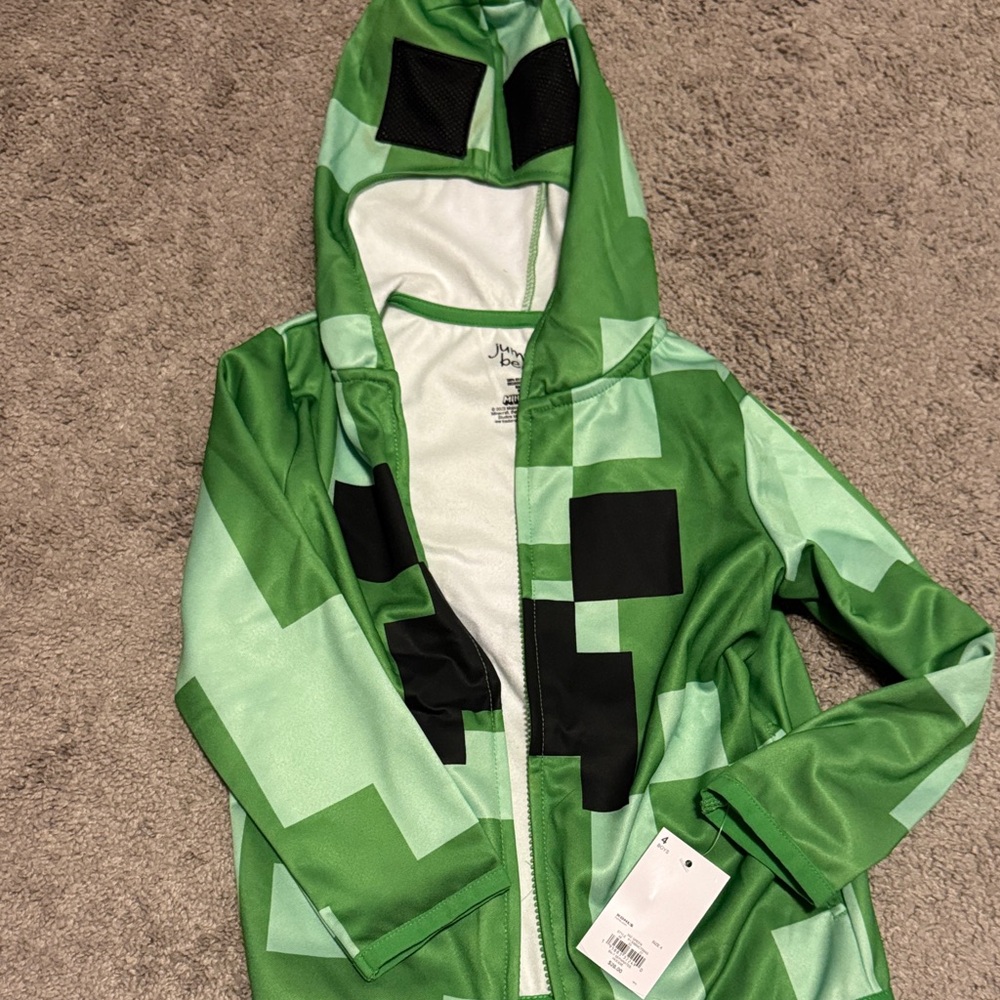 Jumping Beans Minecraft Hoodie sz 4